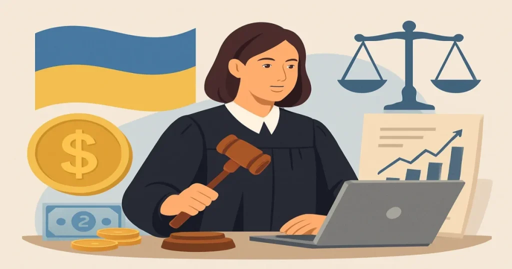 Скільки заробляє суддя в Україні: посадовий оклад, доплати та стаж